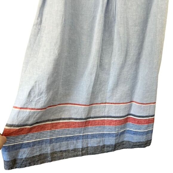 J.Jill Linen A Line Dress Cornflower Multi NWT - Picture 5 of 12